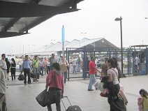 Guayaquil, Busbahnhof "Terminal
                          Terrestre", der Eingangsbereich