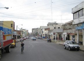 Machala,
                          Strassenbild