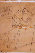 Nasca-Linien 01: Der Affe,
                                Zeichnung von Maria Reiche