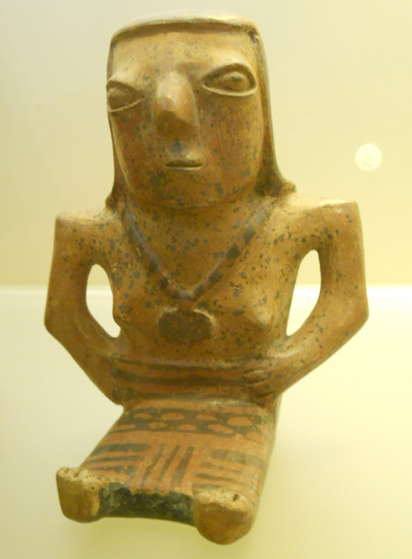 Cultura Nari�o, diosa
                              extraterrestrecon ojos sobresalientes,
                              primer plano