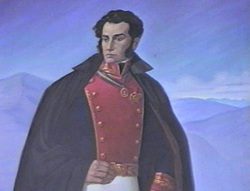 General Sucre, F�hrer gegen
                            die spanische Armee