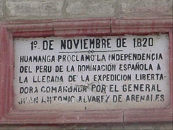 Unabh�ngigkeitsdenkmal,
                              Unabh�ngigkeitserkl�rung von 1820