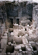 Grabungszone Wari / Huari Foto Nr. 04,
                      unterirdische Zimmer