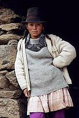 Cangallo, junge Mestizin