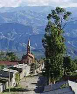 Huanta, Strasse mit Aussicht