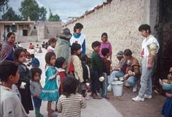 Kinder in Ayacucho