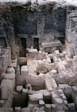 Grabungszone Wari / Huari Foto Nr. 04,
                      unterirdische Zimmer