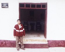 Haus der Kapitulation in Quinua, Fassade
                          mit Eingang