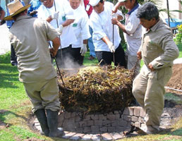 Ayacuchanisches Gericht:
                        Pachamanca