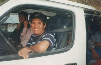 El
                      chofer de la combi