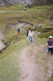 Die Leute m�ssen das letzte St�ck laufen