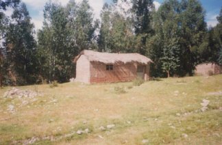 An
                      der Via Libertadores, Indigena-Lehmhaus