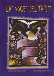 Ayacucho-Santa Ana: Faltblatt von Sulca
                        "Stimmen des Teppichs" 01, Titelblatt