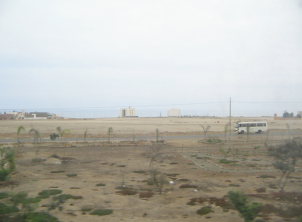 Panamericana Sur, zona de reserva
                          "Punta Hermosa" con vista al mar