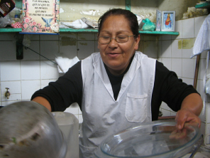 Chilca, la cocinera del mercado Chilca, la cocinera del mercado