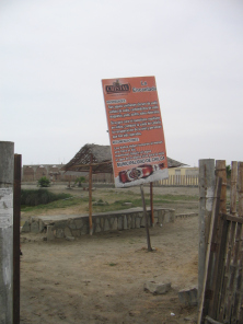 Chilca, la placa de la laguna medicinal
no. 3 Chilca,
la placa de la laguna medicinal no. 3