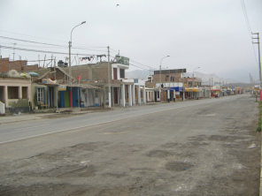 Chilca, calle al lado de la laguna
                          medicinal no. 1