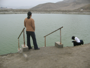 Chilca, laguna medicinal no. 1, escalera
                          01