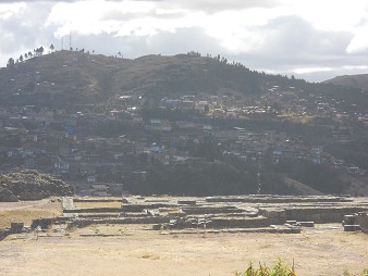 Sacsayhuamn (Cusco), terrace 4, groundwork  13