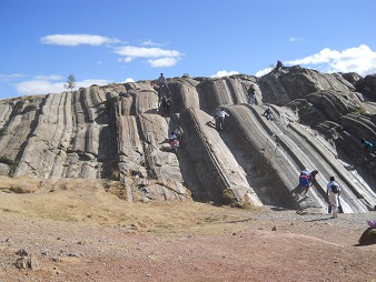 Sacsayhuam�n (Cusco), toboganes 08