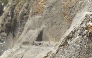 The rock of stairs and thrones "Chinchana grande" (rock of stairs) part 1, detail 1: throne