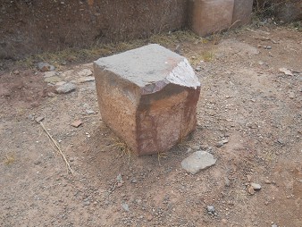 Cusco Sacsayhuam�n, der fast w�rfelf�rmige Stein