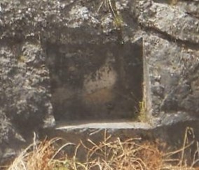 Cusco Sacsayhuam�n, Treppen- und Thronfelsen "Chinchana grande", Ansicht 5, Einzelthron