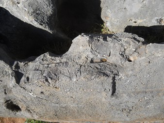 Cusco Sacsayhuam�n 10, campo ca�tico, piedras fundidas con dise�o grabado 01