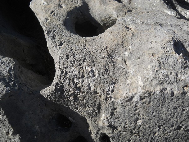 Cusco Sacsayhuam�n 10, campo ca�tico, huecos con dise�o grabado 09