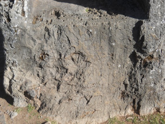 Cusco Sacsayhuam�n: amphitheater, milled stone 03