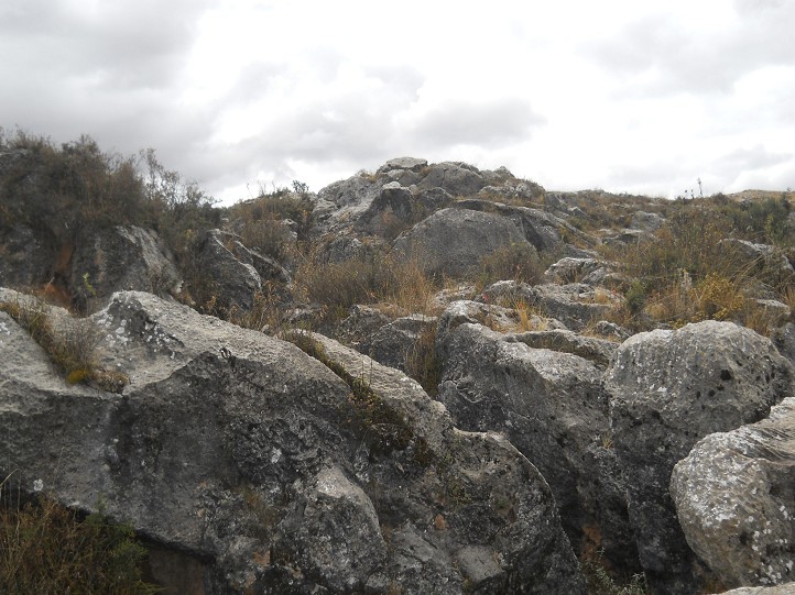 Cusco Sacsayhuam�n, Zone X (Laq'o / Laco): a long black milled stone 02