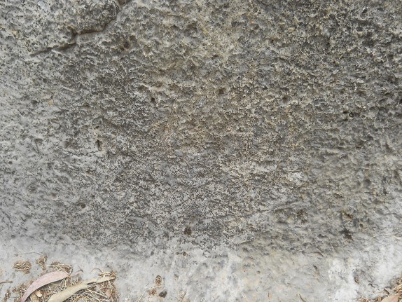 Cusco Sacsayhuam�n, Zone X (Laq'o / Laco): return passing the meadow: white giant throne, zooms of the surface 1