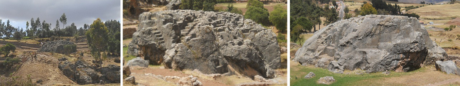Cusco Sacsayhuam�n 9-2: La
                                      roca de escaleras y tronos
                                      "Chinchana grande"