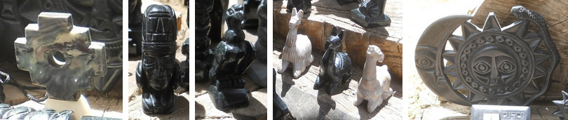15: El taller en Cusco
                                      Sacsayhuamn con figurinas: cruz
                                      de Madre Tierra, inca
                                      extraterrestre u otro
                                      extraterrestre, guila, llamas
                                      sentadas, luna, sol, y serpiente