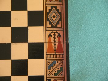 Schachbrett, Motive in der Mitte, gross
                        (03)