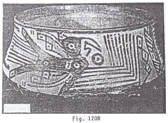 Fig. 120B:
                            cer�mica con ave con l�neas de energ�a 01