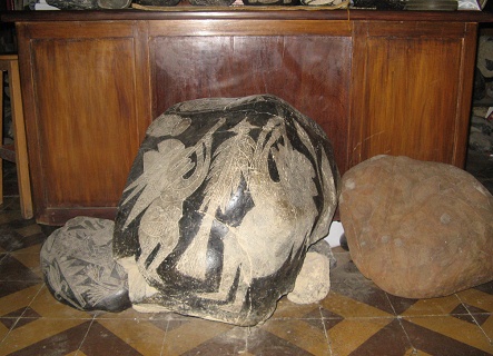 Dos astr�nomos de la piedra grande de
                            astr�nomos