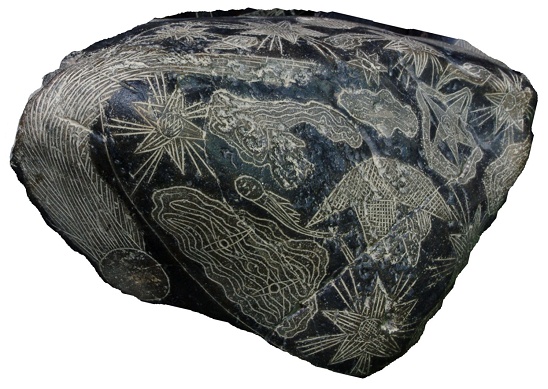 Las constelaciones de estrellas en la
                            piedra grande de los astr�nomos 05