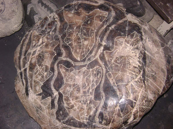 Mapa mundial, primer plano