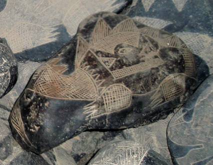 Dinosaur (Stegosaurus-Brontosaurus)
                            with a human eye on it's belly 03