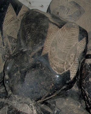 A fish with a human face