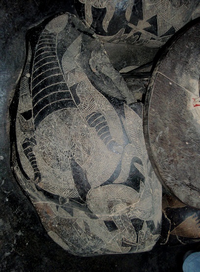 A crab with a human face