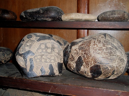 Cow with calf - and a horse