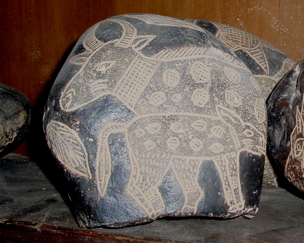 Cow with calf, close-up