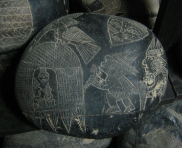 Two wise men walking (into a space
                          ship?)