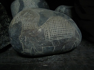 Dinosaur like a dromedary