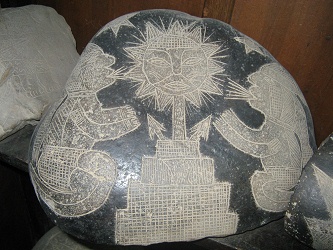 Two
                              wise men are blowing at the sun