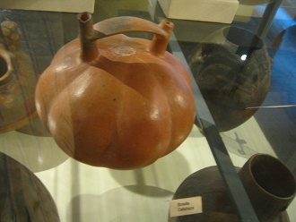 Braune K�rbisflasche 01