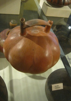 Braune K�rbisflasche 02