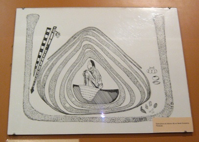 Grabposition in der Paracas-Kultur in T�cher
                    geh�llt